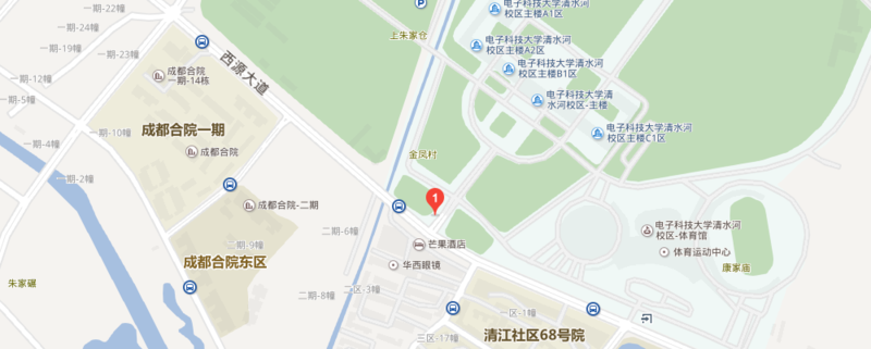 电子科技大学羽毛球馆 地图.png